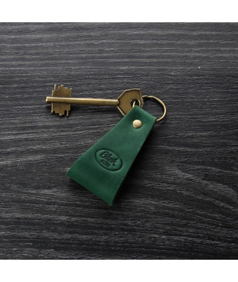 Leather keychain Home is where your heart is