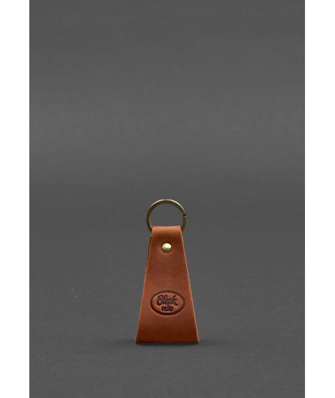 Leather Keychain Feather