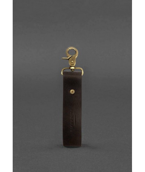 Leather keychain “Good evening...”