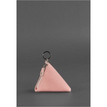 Women's leather coin holder 2.0 Pyramid pink