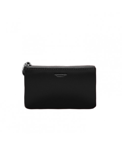 Leather coin holder / mini cosmetic bag 3.0 black crust