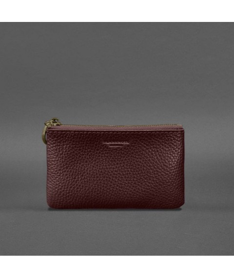 Leather coin box / mini cosmetic bag 3.0 burgundy flotar