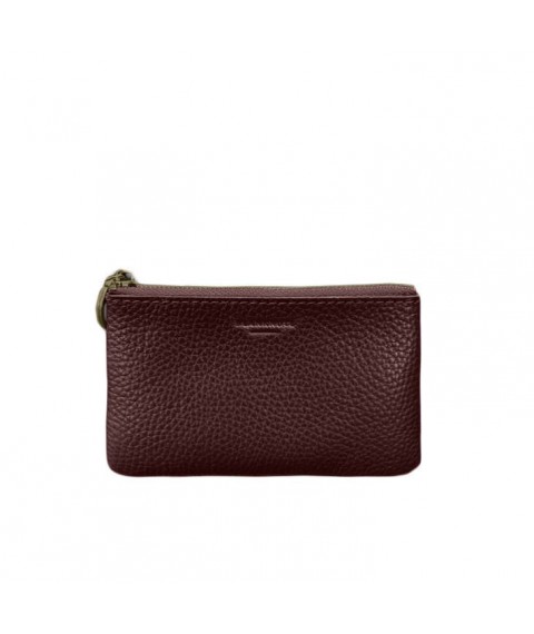 Leather coin box / mini cosmetic bag 3.0 burgundy flotar