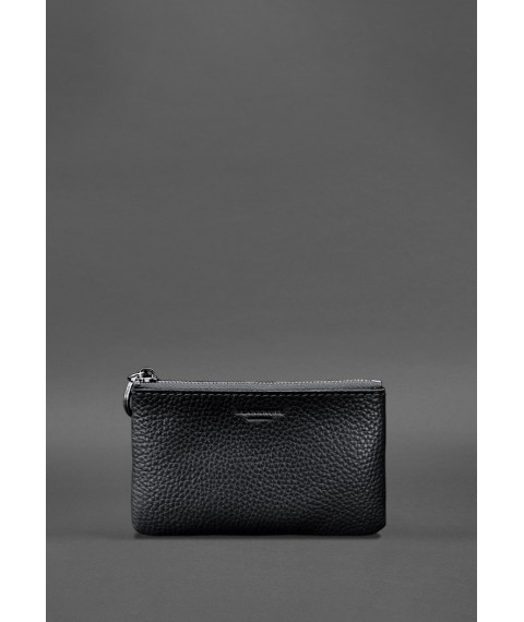 Leather coin holder / mini cosmetic bag 3.0 black flotar