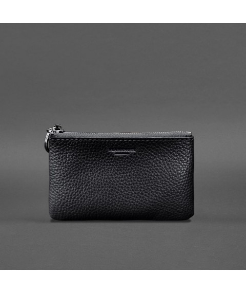 Leather coin holder / mini cosmetic bag 3.0 black flotar