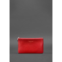 Leather coin case / mini cosmetic bag 3.0 red flotar