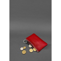 Leather coin case / mini cosmetic bag 3.0 red flotar
