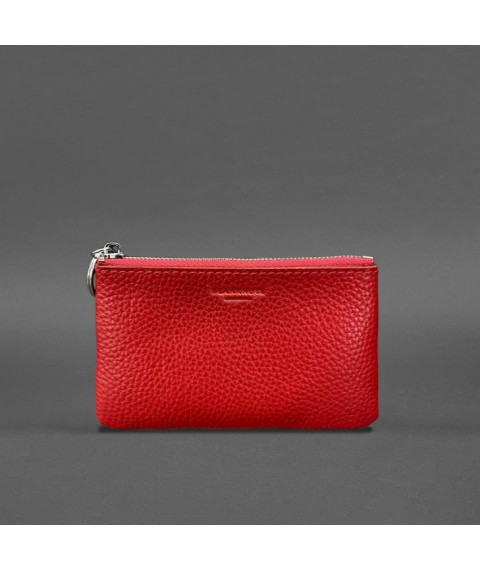 Leather coin case / mini cosmetic bag 3.0 red flotar