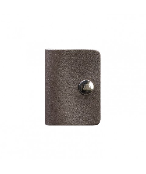 Leather holder for headphones and cables 2.0 dark beige