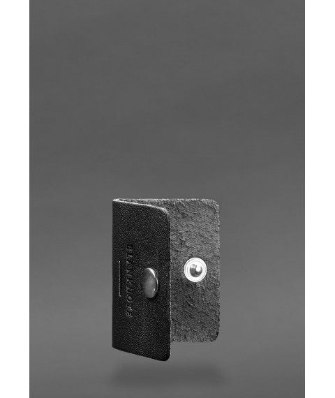 Leather holder for headphones and cables 2.0 Black