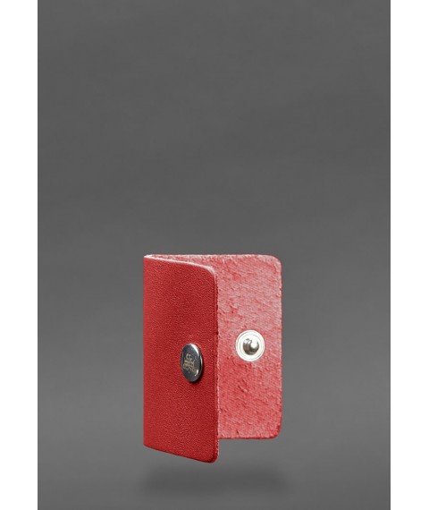 Leather holder for headphones and cables 2.0 Red