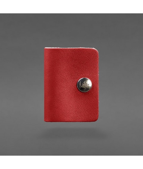 Leather holder for headphones and cables 2.0 Red