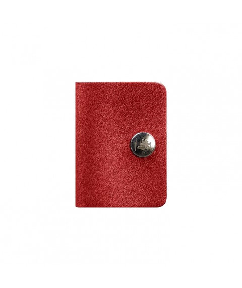 Leather holder for headphones and cables 2.0 Red