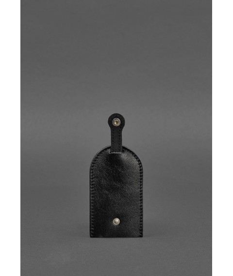 Leather key holder 2.0 black Crust