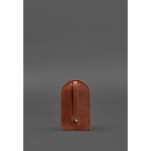 Leather key holder 2.0 light brown Crazy Horse