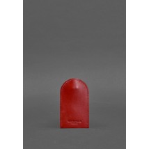Leather key holder 2.0 red Crust