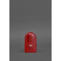 Leather key holder 2.0 red Crust