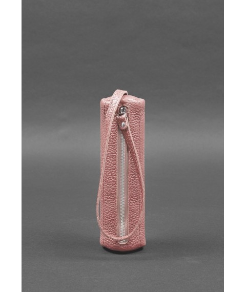 Жіноча шкіряна ключниця 3.1 Тубус XL рожева