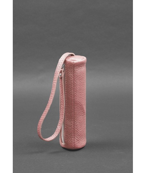 Женская кожаная ключница 3.1 Тубус XL розовая