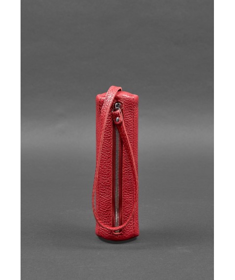 Женская кожаная ключница 3.1 Тубус XL красная