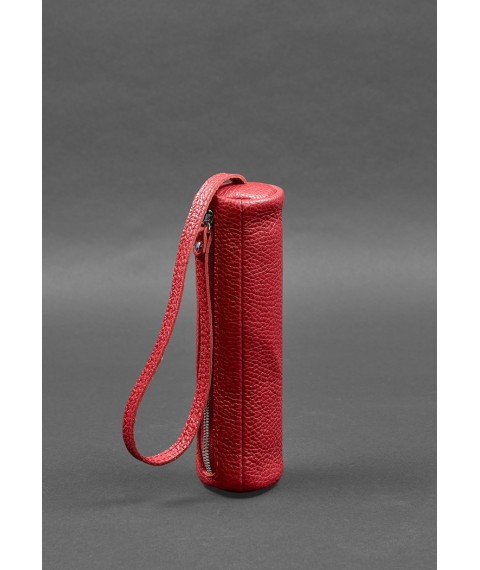 Жіноча шкіряна ключниця 3.1 Тубус XL червона