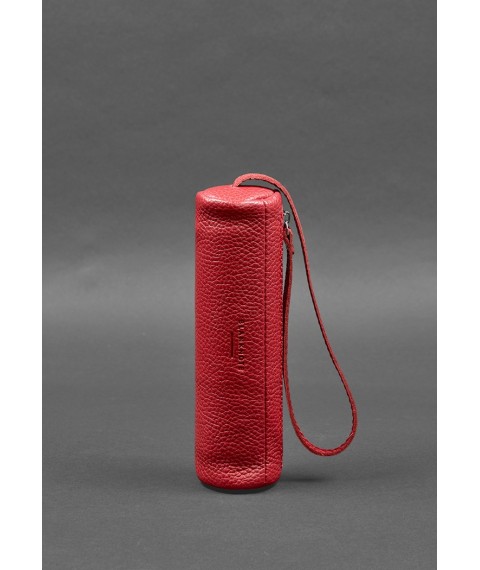 Жіноча шкіряна ключниця 3.1 Тубус XL червона