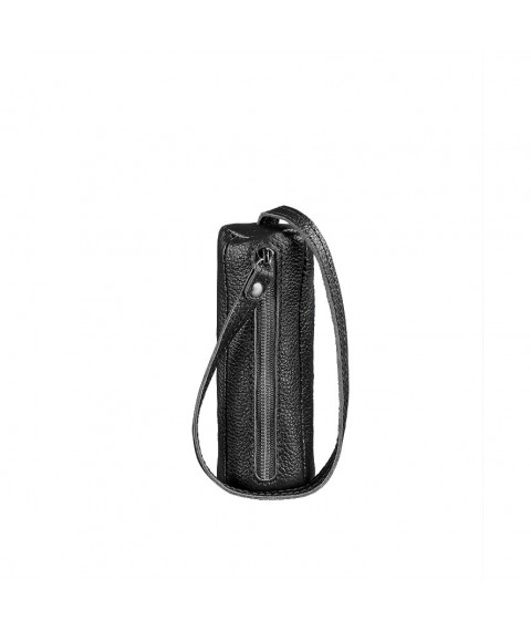 Leather key holder 3.0 Tube black