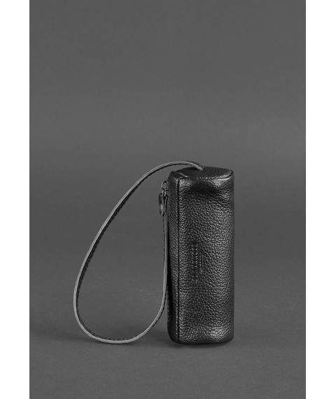 Leather key holder 3.0 Tube black