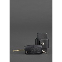 Leather key holder smart case 4.0 black
