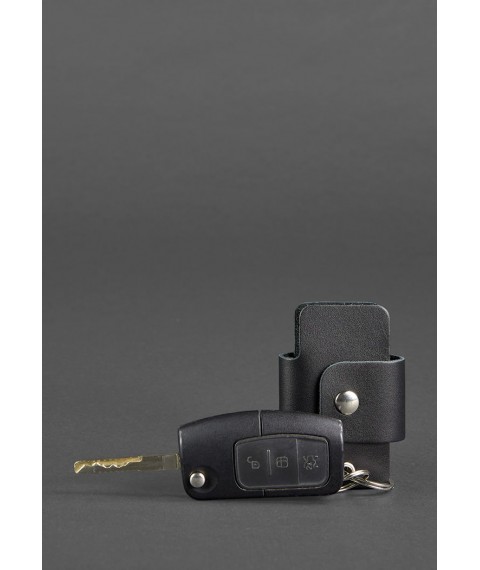 Leather key holder smart case 4.0 black