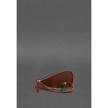 Leather pocket key holder 5.0 Light brown