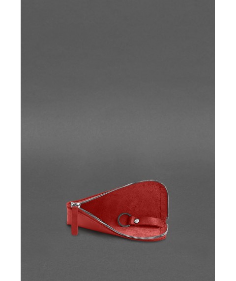 Leather pocket key holder 5.0 Red