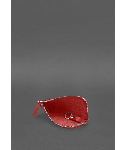 Leather pocket key holder 5.0 Red