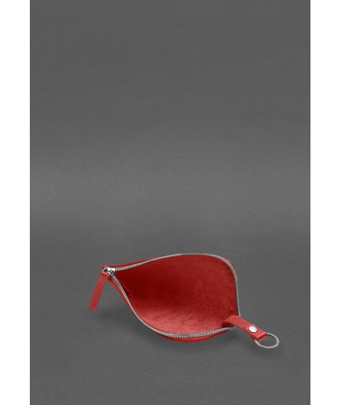 Leather pocket key holder 5.0 Red