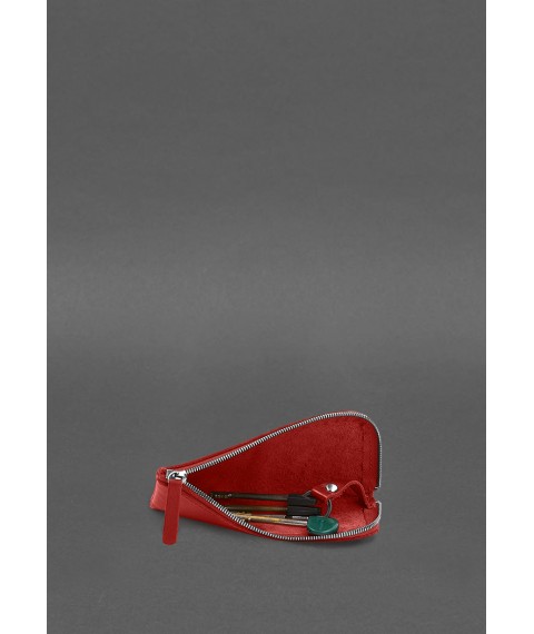Leather pocket key holder 5.0 Red