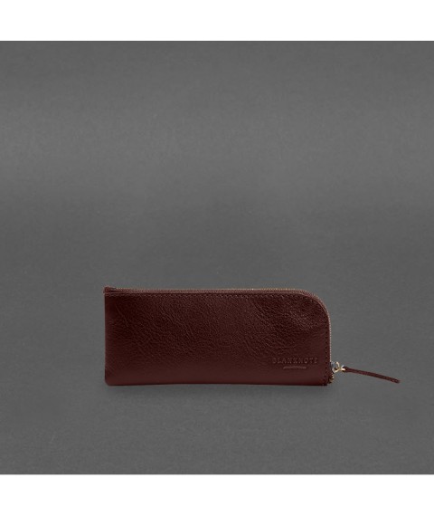 Leather pocket key holder 5.0 Burgundy