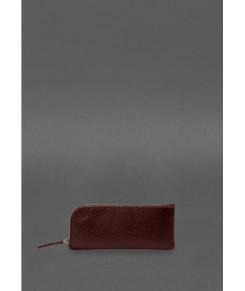 Leather pocket key holder 5.0 Burgundy