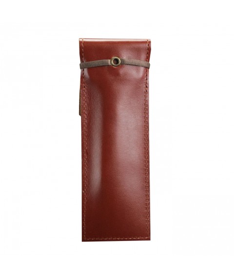Leather pen case 1.0 light brown
