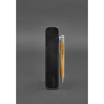 Leather pen case 2.0 Black