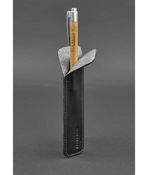 Leather pen case 2.0 Black