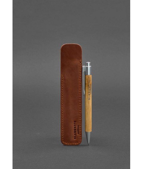 Шкіряний чохол для ручок 2.0 світло-коричневий Crazy Horse