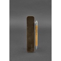 Кожаный чехол для ручки 2.0 Темно-коричневый Crazy Horse
