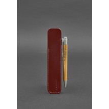 Кожаный чехол для ручки 2.0 Бордовый