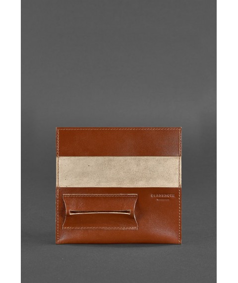 Leather tobacco pouch 1.0 light brown Crust