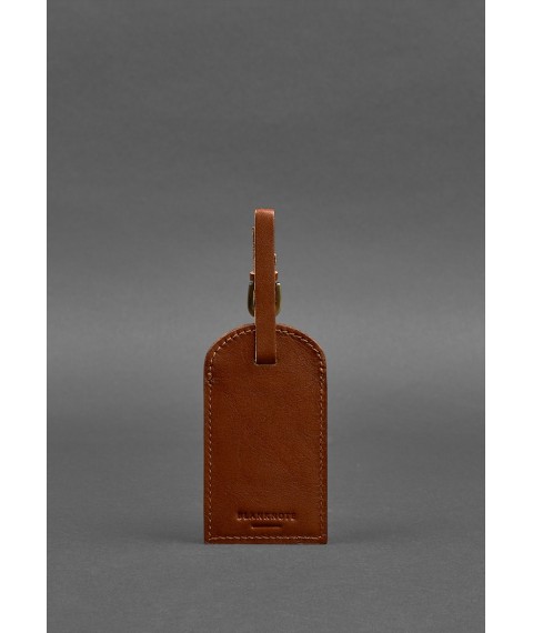 Leather Luggage Tag 2.0 Light Brown