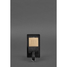 Leather Luggage Tag 3.0 Black Crazy Horse