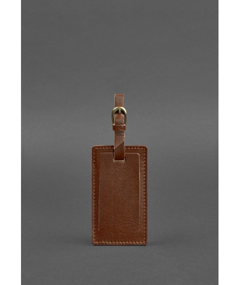Leather Luggage Tag 3.0 Light Brown