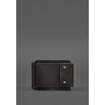 Men's leather wallet brown 10.0 money clip