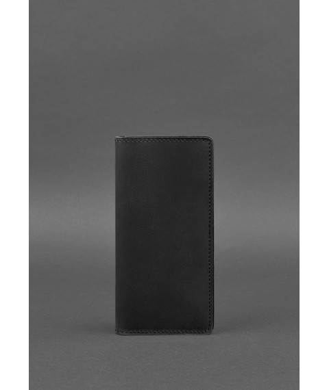 Leather coin wallet 11.0 black Crazy Horse