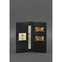 Leather coin wallet 11.0 black Crazy Horse